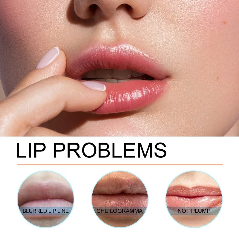 3 Kleuren Pellen Van Lipliner Tattoo Waterdichte, Langdurige Matte Non-Stick Cup Lip Tint Sexy Rode Contour Lippen Make-Up Cosmetica