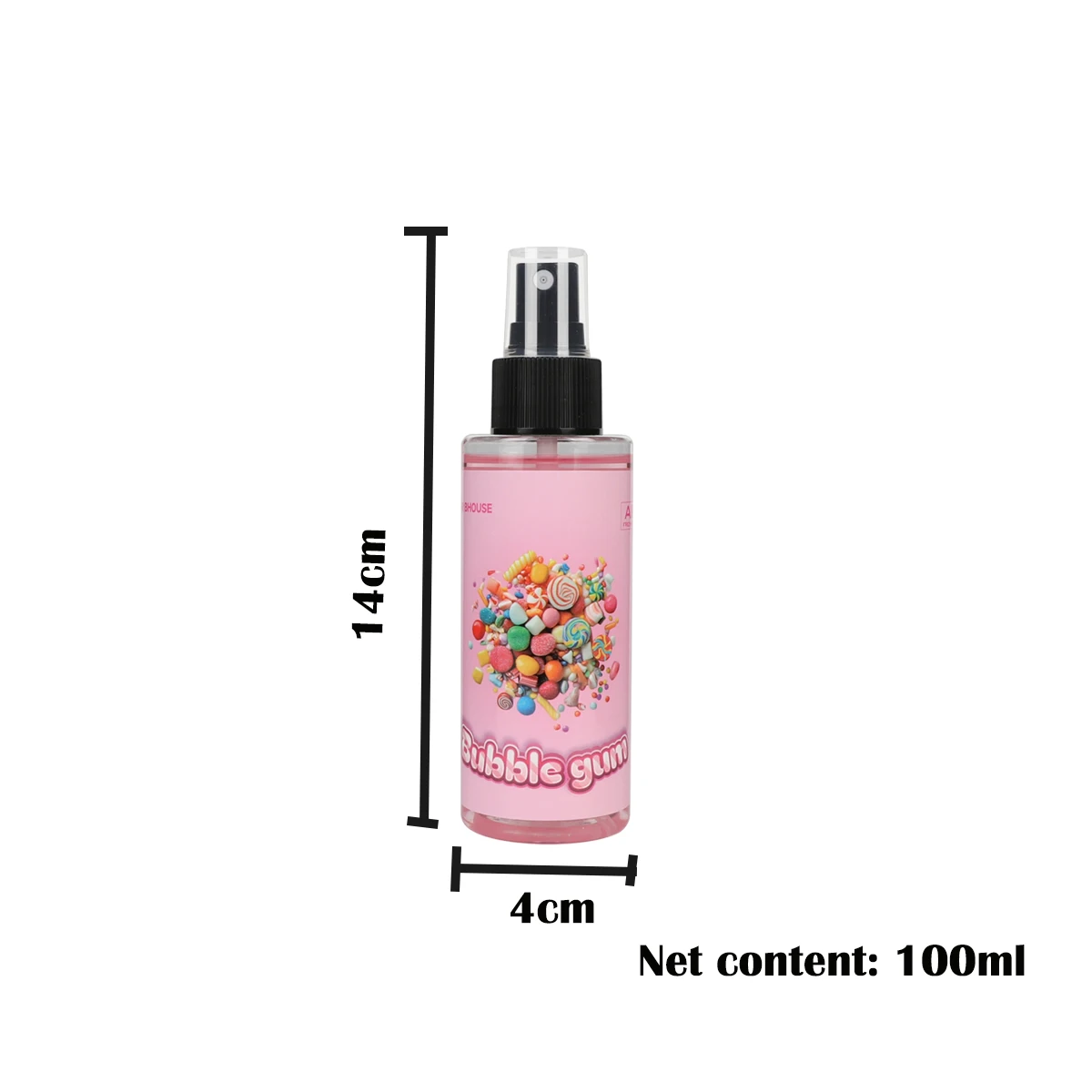 100ml Car Air Freshener Spray Car Fragrance Long-Lasting Light Strawberry Cake Scent Fresh Perfume Car Interior Deodorant Spray