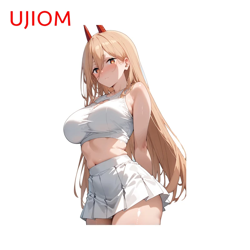 UJIOM 02 Eye Catching Waifu Picture Wall Sticker Exquisite Occlusion Scratch Graphics Decal Suitable For Refrigerator Decor