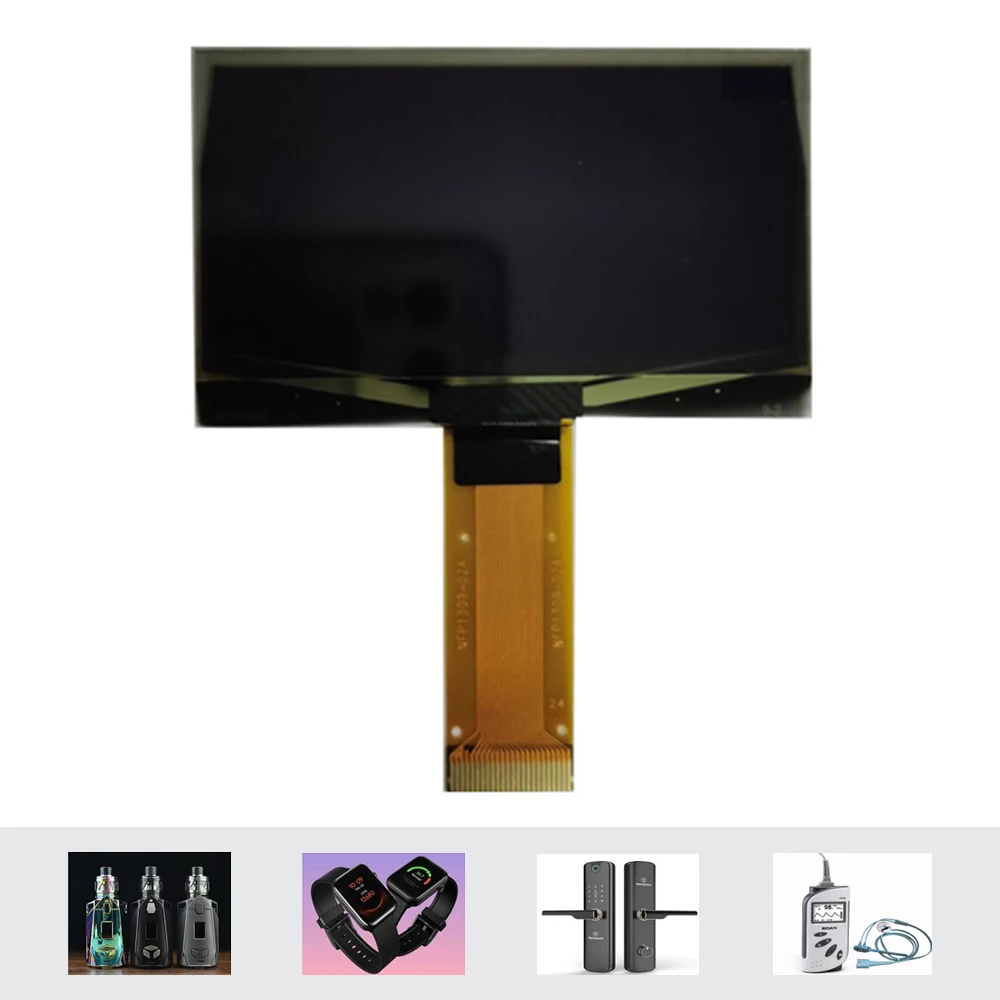 

Ziqqucu 2,42 дюймовый OLED монохромный дисплей внешний 23pin SPI точечная матрица SSD1309 разрешение чипа 128*64 желтый OLED ЖК-дисплей