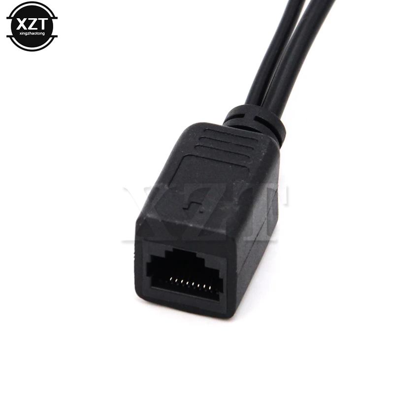 Newest POE Adapter cable Connectors Passive Power cable Ethernet PoE Adapter RJ45 Injector + Splitter Kit 5V 12V 24V 48V