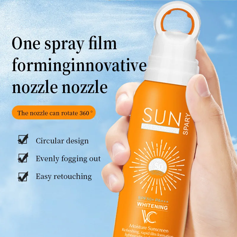 Aperture Sunscreen Spray Waterproof UV Protection Moisturizing Isolation Sunscreen SPF50 Light Facial Sunscreen