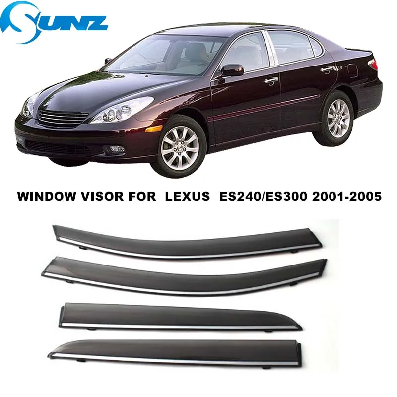 

Window Visor For Lexus ES240 ES300 2001 2002 2003 2004 2005 Window Deflector Rain Guard Awnings Weather Shield Cover Protection