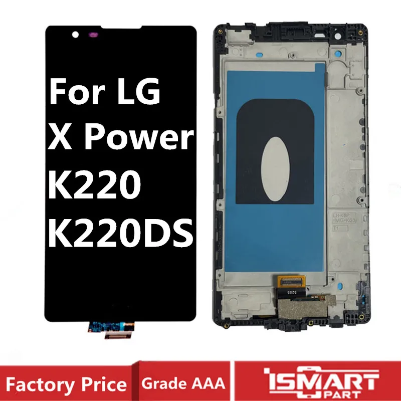 

For LG X Power LCD K220DS K220 Display Touch Screen Digitizer Assembly with Frame Replacement Parts