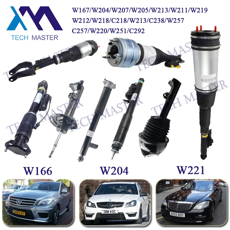 Amortyzatory do Mercedes Benz W167 W204 W207 W205 W213 W211 W219 W212 W218 C218 W213 C238 W257 C257 W220 W251 C292