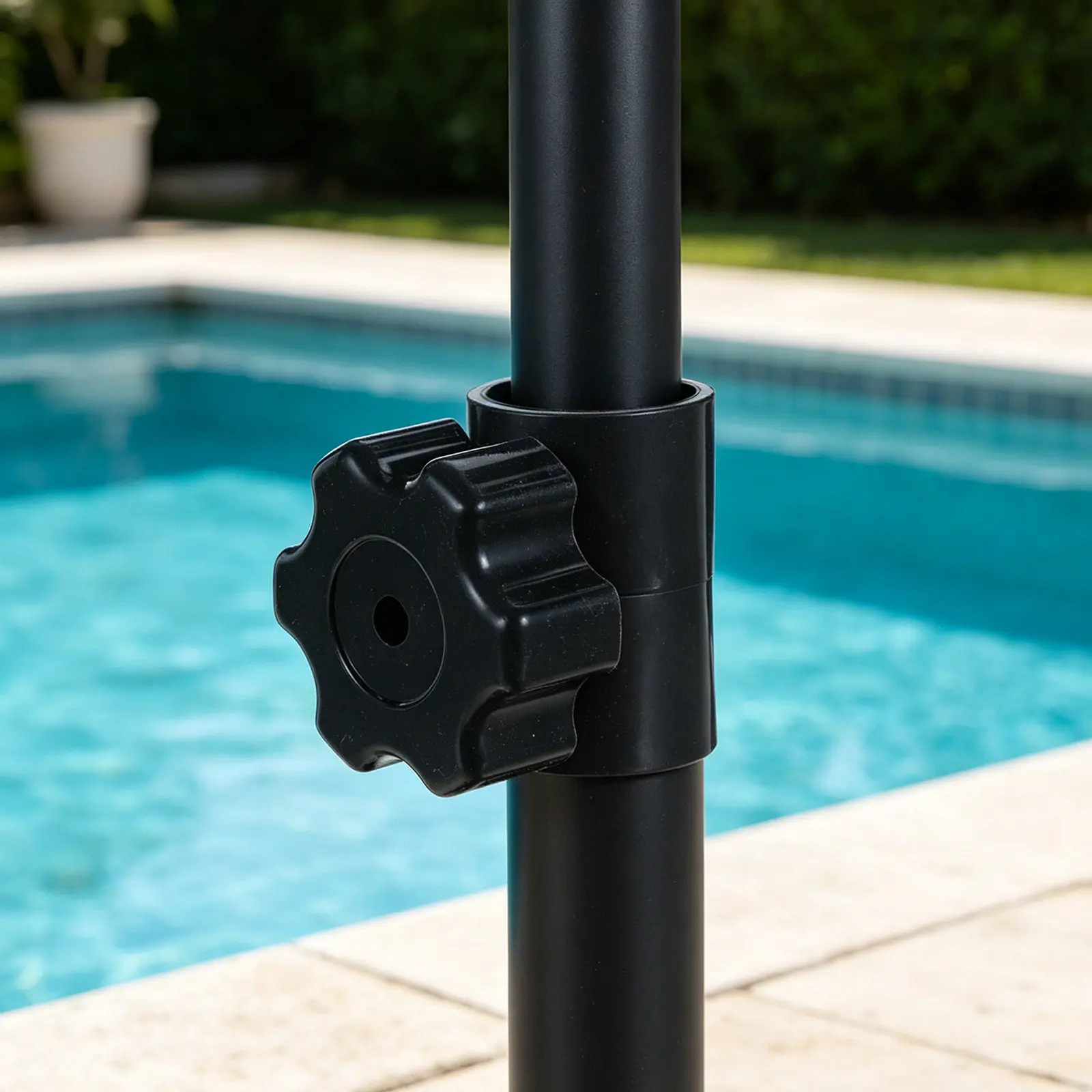 Patio Umbrella Pole Connector Replacement Screw Fastener Beach Parasol Connector Joint  Part For Outdoor Umbrella Repair Parts