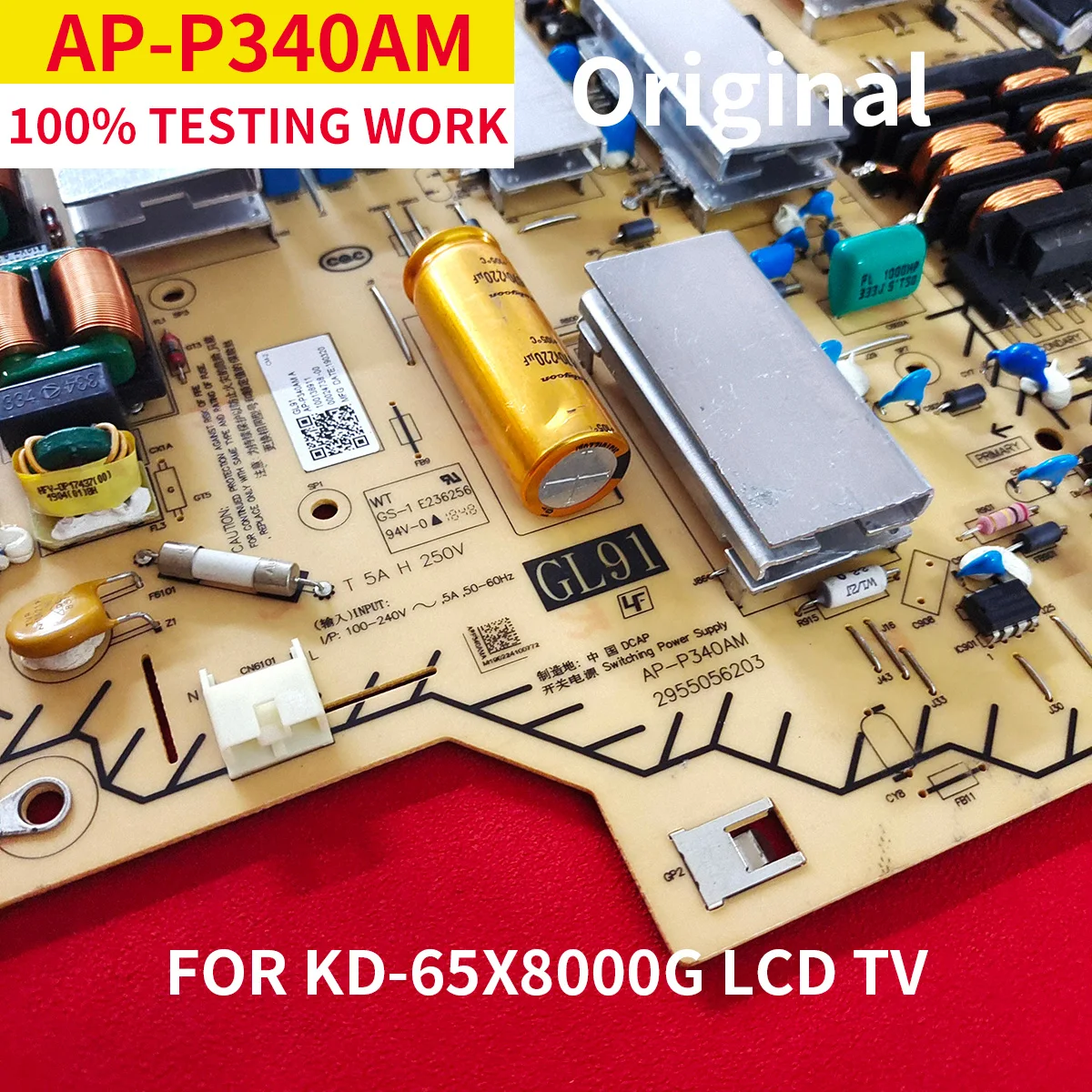 painel de energia para sony kd65x8000g tv lcd ap p340am 2955056203 100 testado 01