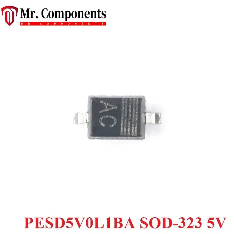 10pcs 3.3V 15V 24V  5V 12V SMD ESD Diode Protection Chip PESD3V3L1BA PESD5V0L1BA PESD15VL1BA PESD24VL1BA SOD-323