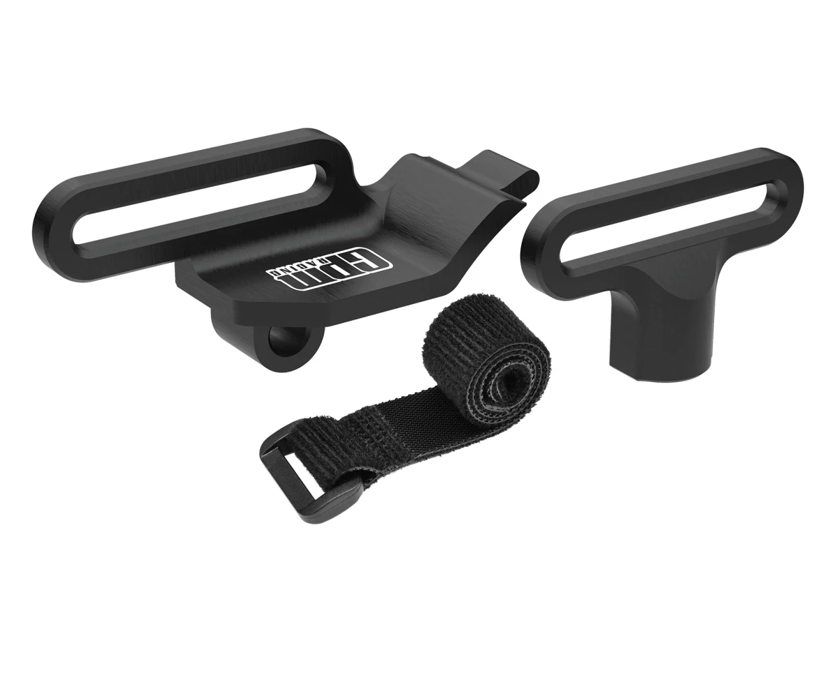 7075 Aluminum Large Capacity Battery Mount Tray with Battery Strap for Traxxas Mini Maxx RC Monster Truck Upgrade Parts