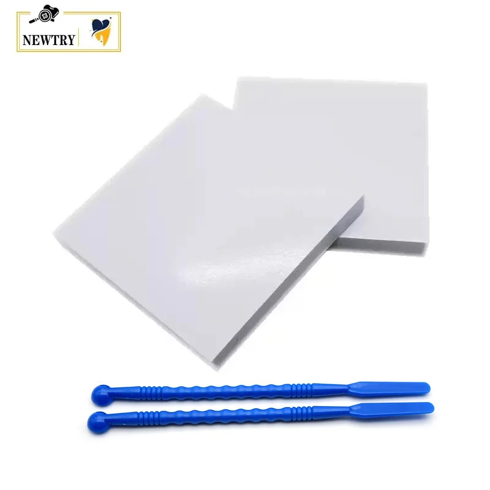 

Disposable Dental Blending Paper S/M/L Dentistry Lab Mixing Paper 50 Sheets With Spatula Thickened Cement Powder Mixed Paper Pad