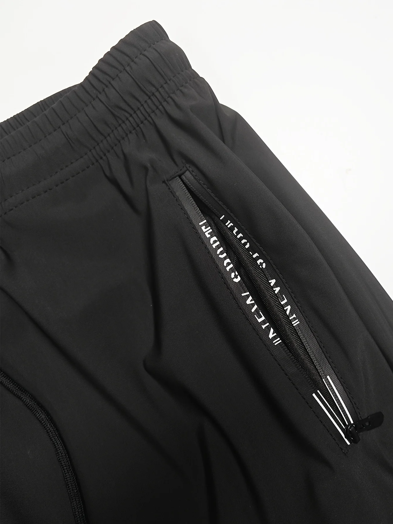 3er-Pack Herren-Jogginghose mit hohem Stretchanteil, Reißverschlusstaschen, Kordelzug an der Taille, einfarbig, lässige Jogginghose, Fußball, Geschenk für schwarze Männer – Detail 8
