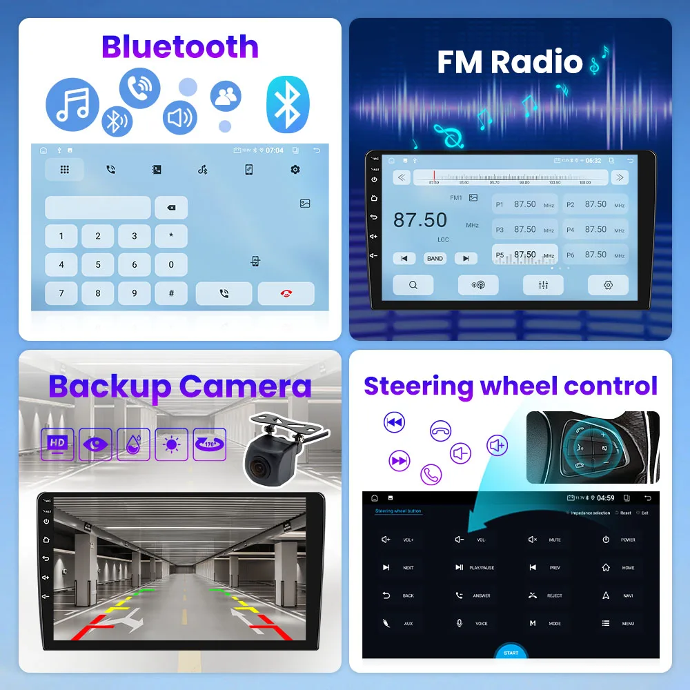 2Din راديو السيارة الاندورويد لهوندا صالح 2007-2014 LHD RHD الوسائط المتعددة مشغل فيديو لتحديد المواقع والملاحة ستيريو الصوت رئيس وحدة Carplay
