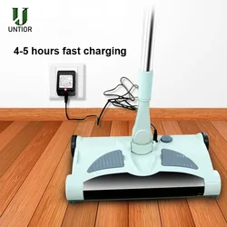 New Electric Vacuum Cleaner Rechargeable Wireless Hand Push Vacuum Cleaner Household Mop Broom Robot