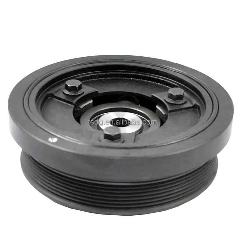 LHG100580 Engine Crankshaft Pulley Vibration Damper Compatible Defender 2.5 TD5 Power System Fitting