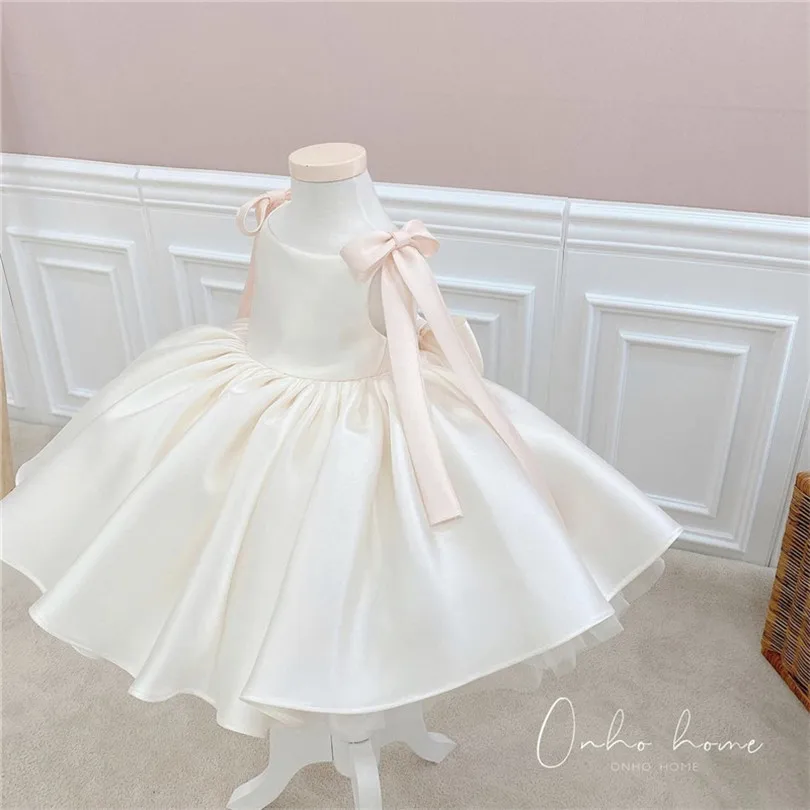 Baby Girls Dress 1 Year Birthday Party Baby Dress Princess Party Wedding Kids Dresses For Girls Infant Baptism Christening Gowns