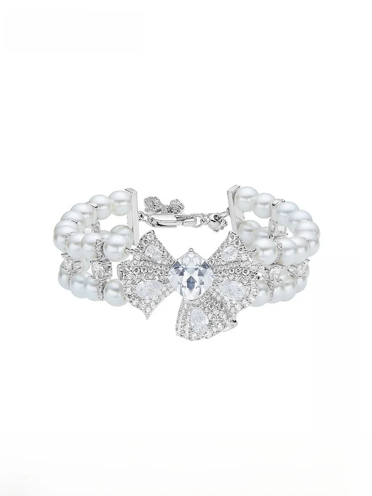 Nana Jacqueline Original Design Pearl Imitation Bracelet Skirt  Shape Birthdays Gifts Luxury Stereo Fashion Jewelry