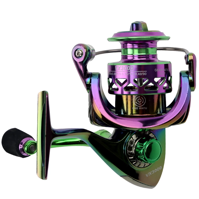 Stock VX1000-7000 Stainless Steel Bearing Metal Fishing Reel Spinning Reel For Saltwater Baitcaster Reel