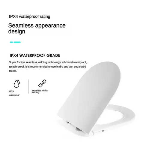 가정용 난방 변기 시트 커버, 범용 시트 야간 조명, 지능형 항온 시트 변기 커버 액세서리