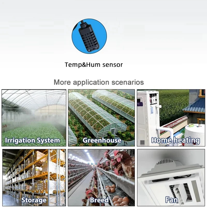 【CLEARANCE】Tuya Zigbee 1 Gang Smart Switch With Temperature Humidity Sensor,Tuya Smart Life APP,Passive Dry Contact Relay