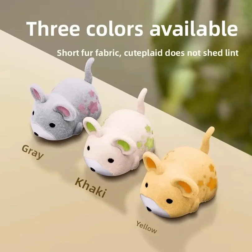 Interactive Cat Toy Electric Cat Toy Mouse Interactive Electric Hamster Cat Toy Self-Moving Obstacles Avoid