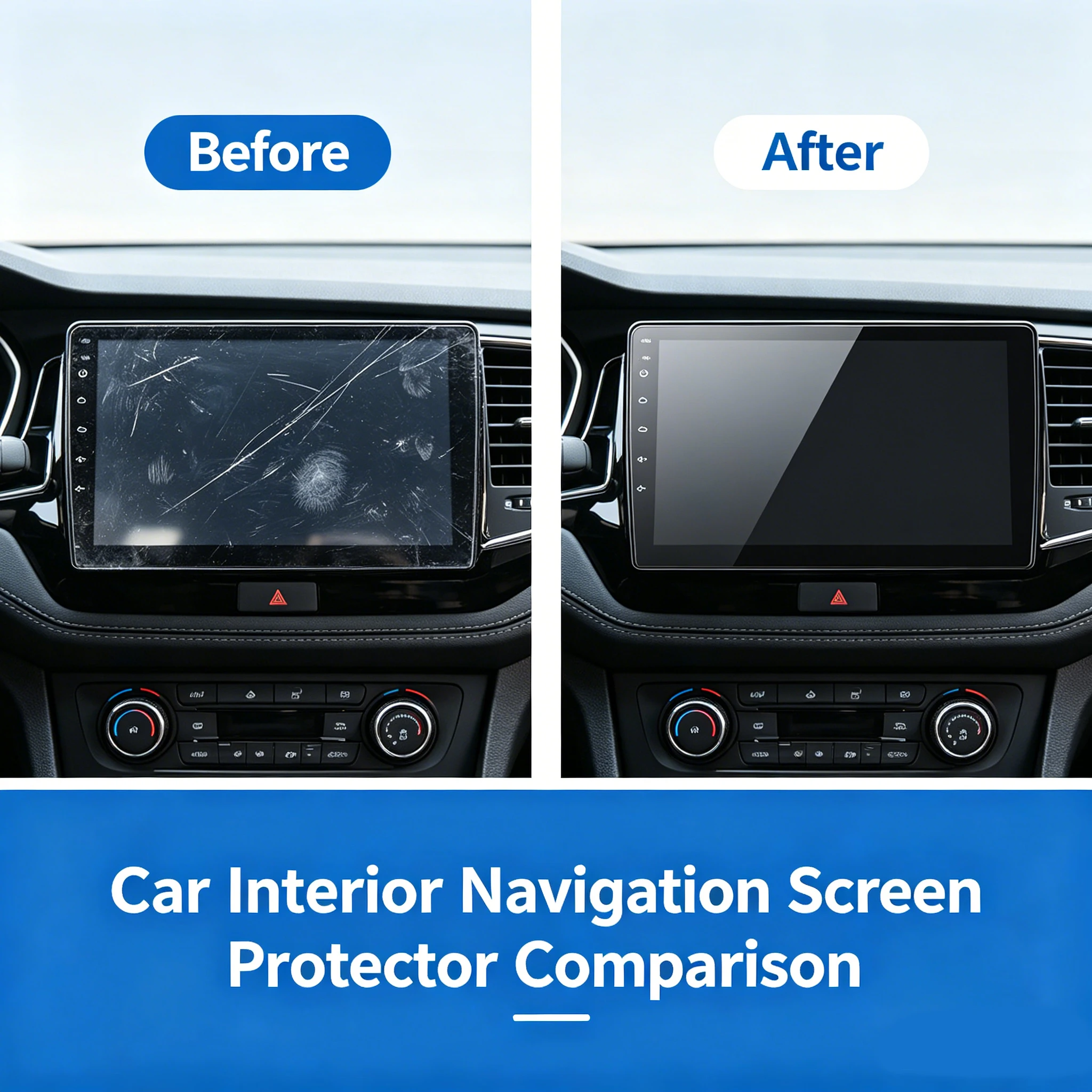 Car Interior Protective Film For Land Rover Range Velar (2020-2023) Car Center Console Screen Dashboard Anti Scratch Sticker