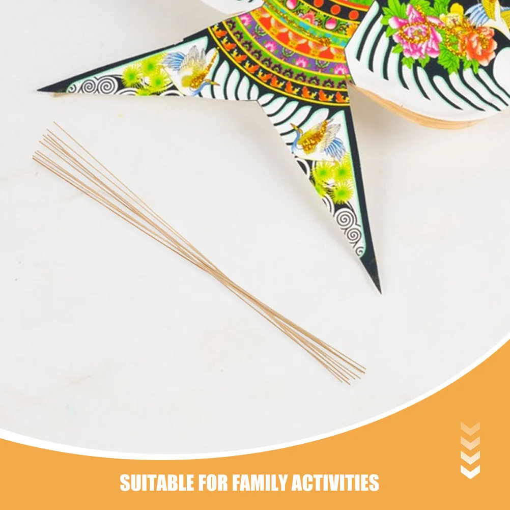 50 pièces de matériaux de fabrication: bâtons artisanaux en bambou pour cadres de cerf-volant de bricolage, légers et durables, activités familiales en plein air, créativité pour enfants