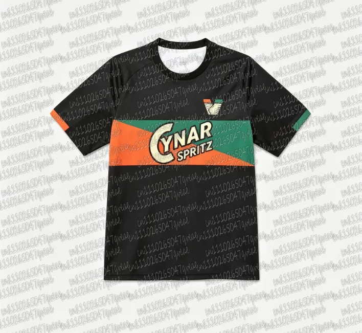 26-27 Breathable 3D Printed Summer Adult Venezia Home Football Jersey Men Women Sports Casual Quick-Drying Soccer Family T-shirt
