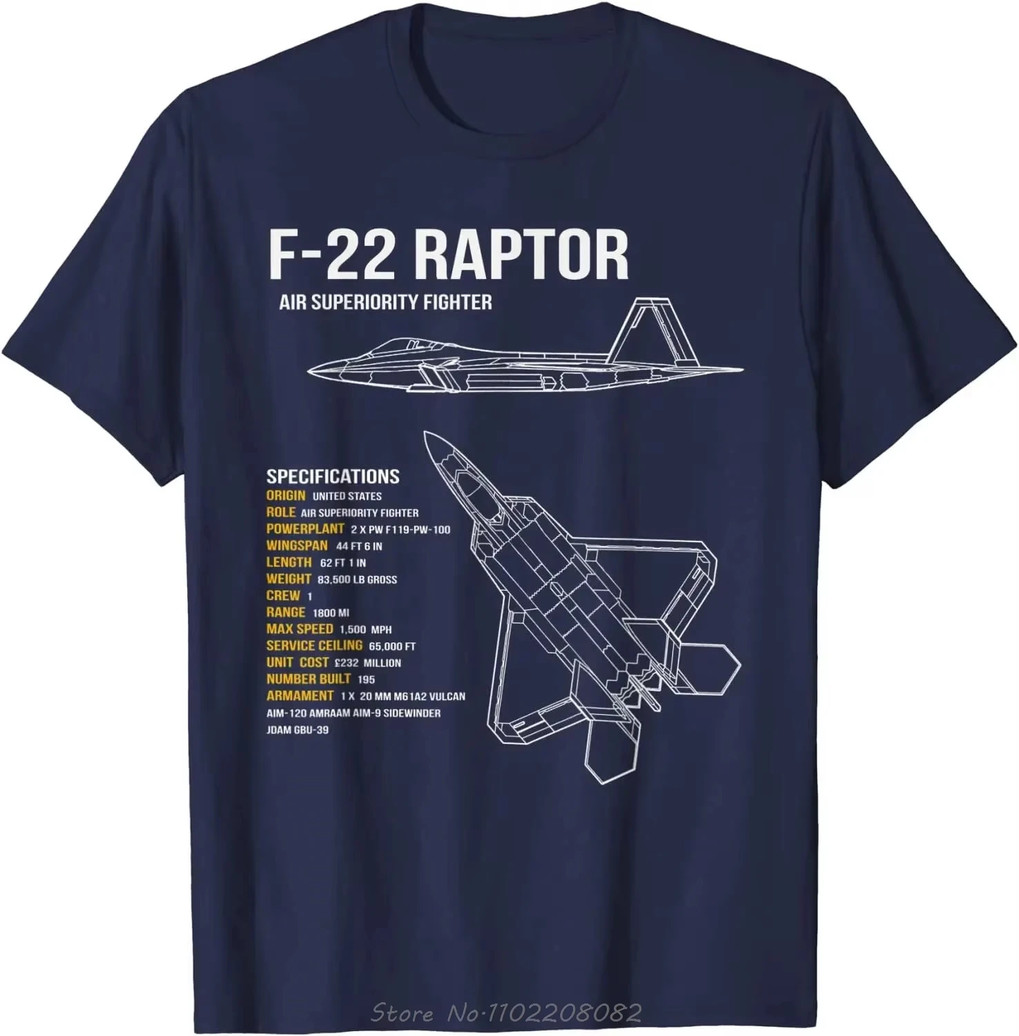 2026 F-22 Raptor Air Superiority Fighter Men T-Shirt Men Clothing Tees Fashion Harajuku Graphic Tshirt Ov