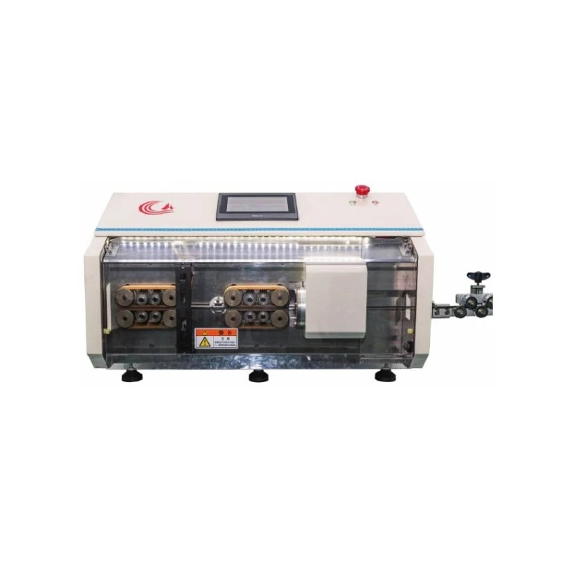 Fully automatic multi-layer rotary cutting and stripping machine coaxial wire shielded wire precision cutting and stripping