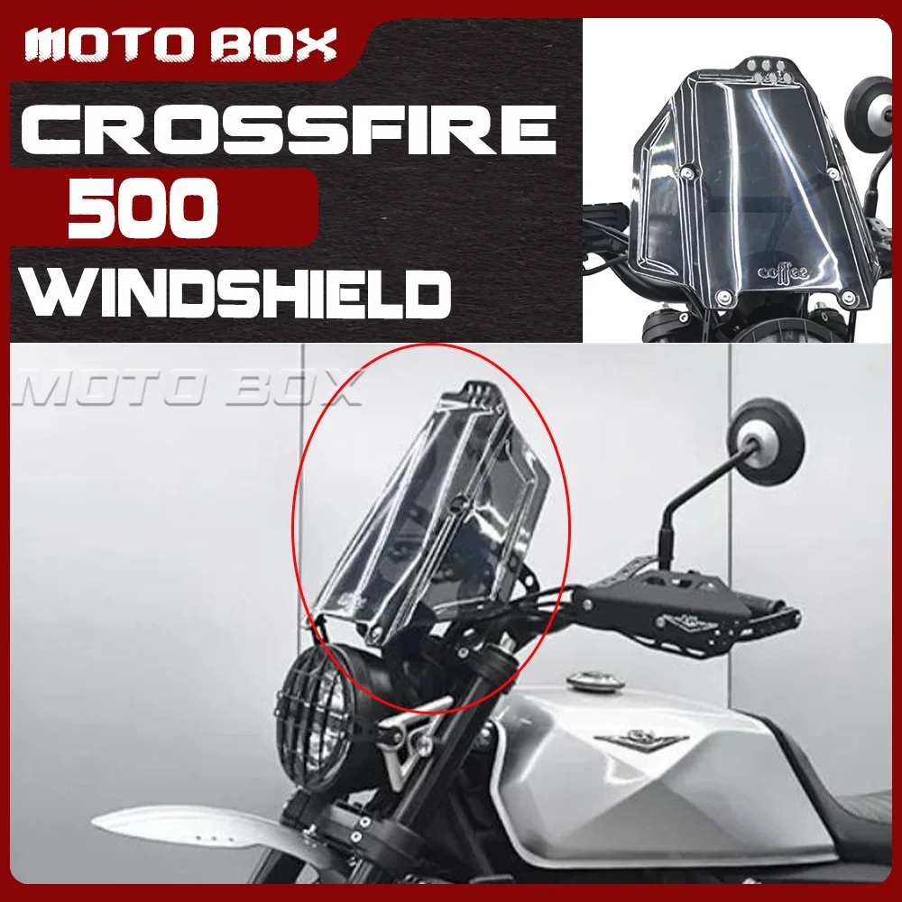 

For BRIXTON CROSSFIRE 500 transparent high-definition windshield for gk500 500gk