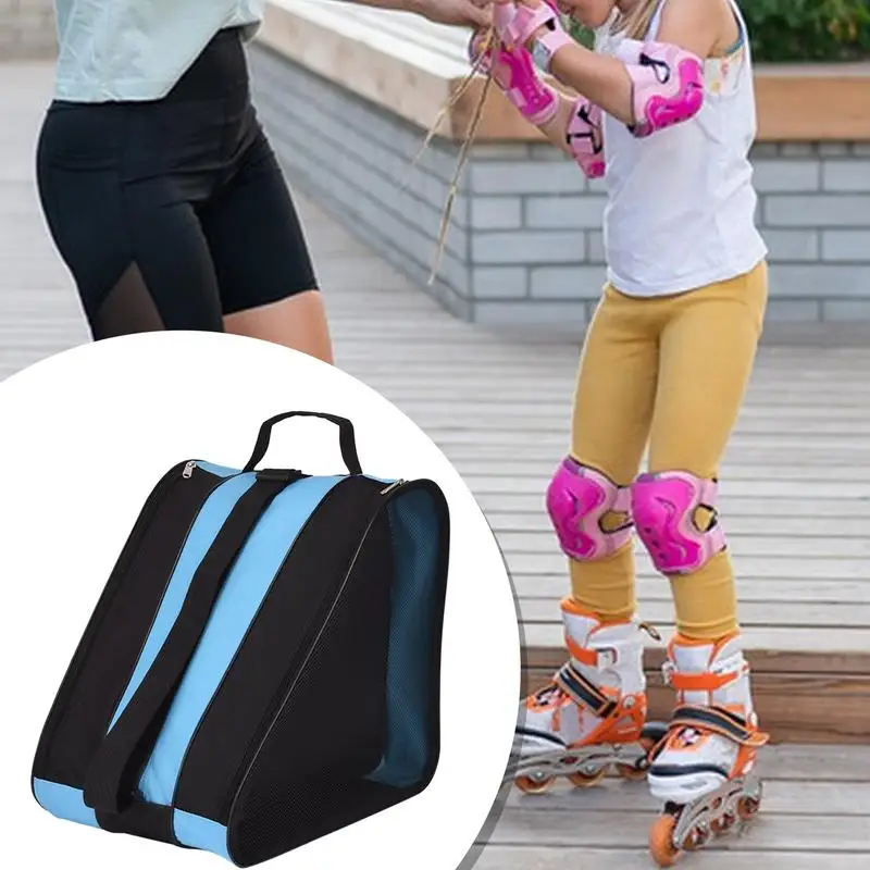 Skatetasche, Aufbewahrungstasche für Skating-Schuhe, mit Riemen und Griff, modische Taschen, Eiskunstlauf-Schuhe, Tragetaschen, Rollschuh-Zubehör