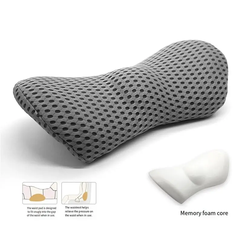 NEW HOT In Stock-Lumbar Pillow,Memory Foam Lumbar Support Pillow For Office Chair Car Seat,Back Support Pillow For Lower Back Pa