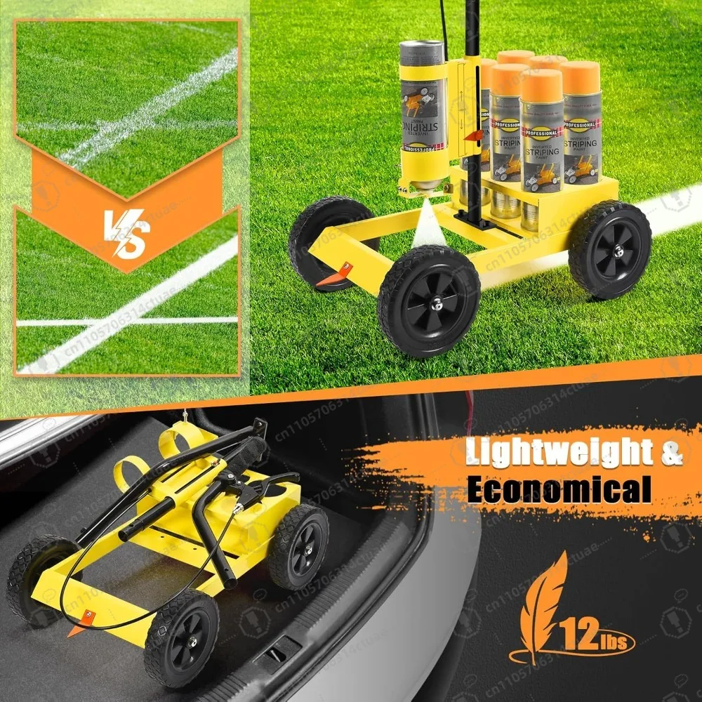 آلة وضع علامات الخطوط، آلة ربط موقف السيارات، متوافقة مع طلاء رش الشريط المقلوب الاحترافي