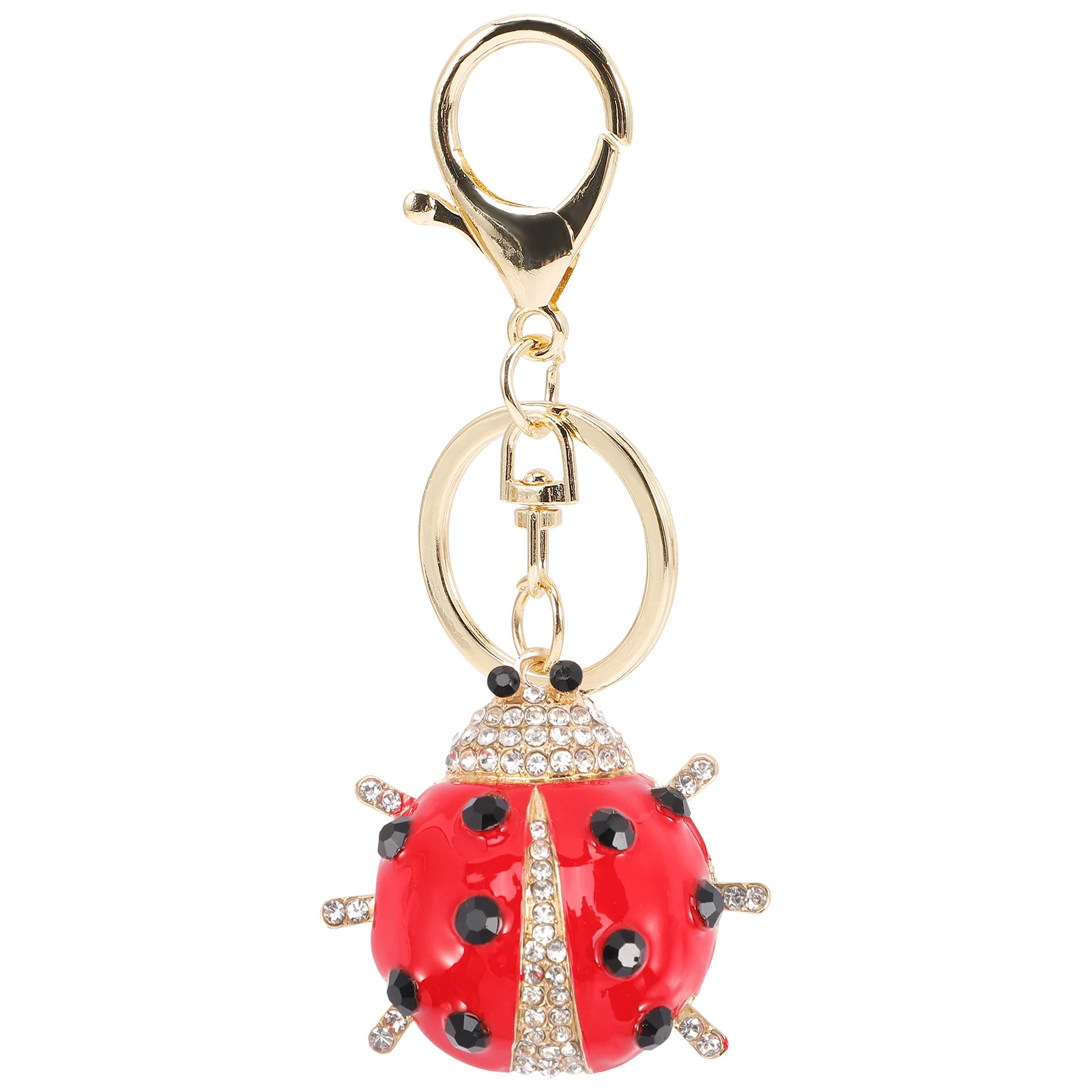 

Ladybug Keychain Rings Women's Wallets Pendant Accessories Tote Purse for Car Keyring