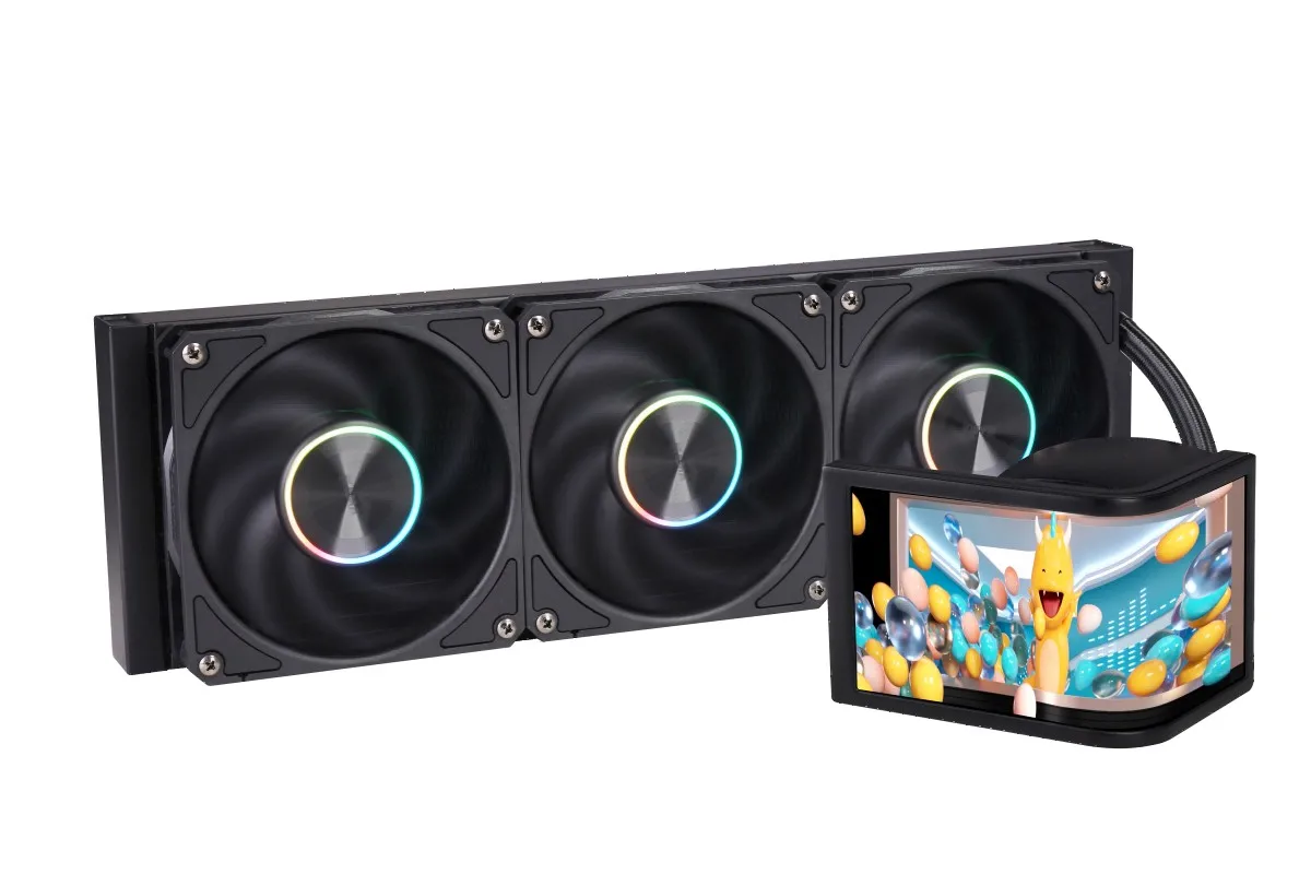 C360-F CPU Liquid Cooler with Curve LCD Display Cpu Liquid Cooling Water Cooling System for Pc  Cpu System Water Cooling