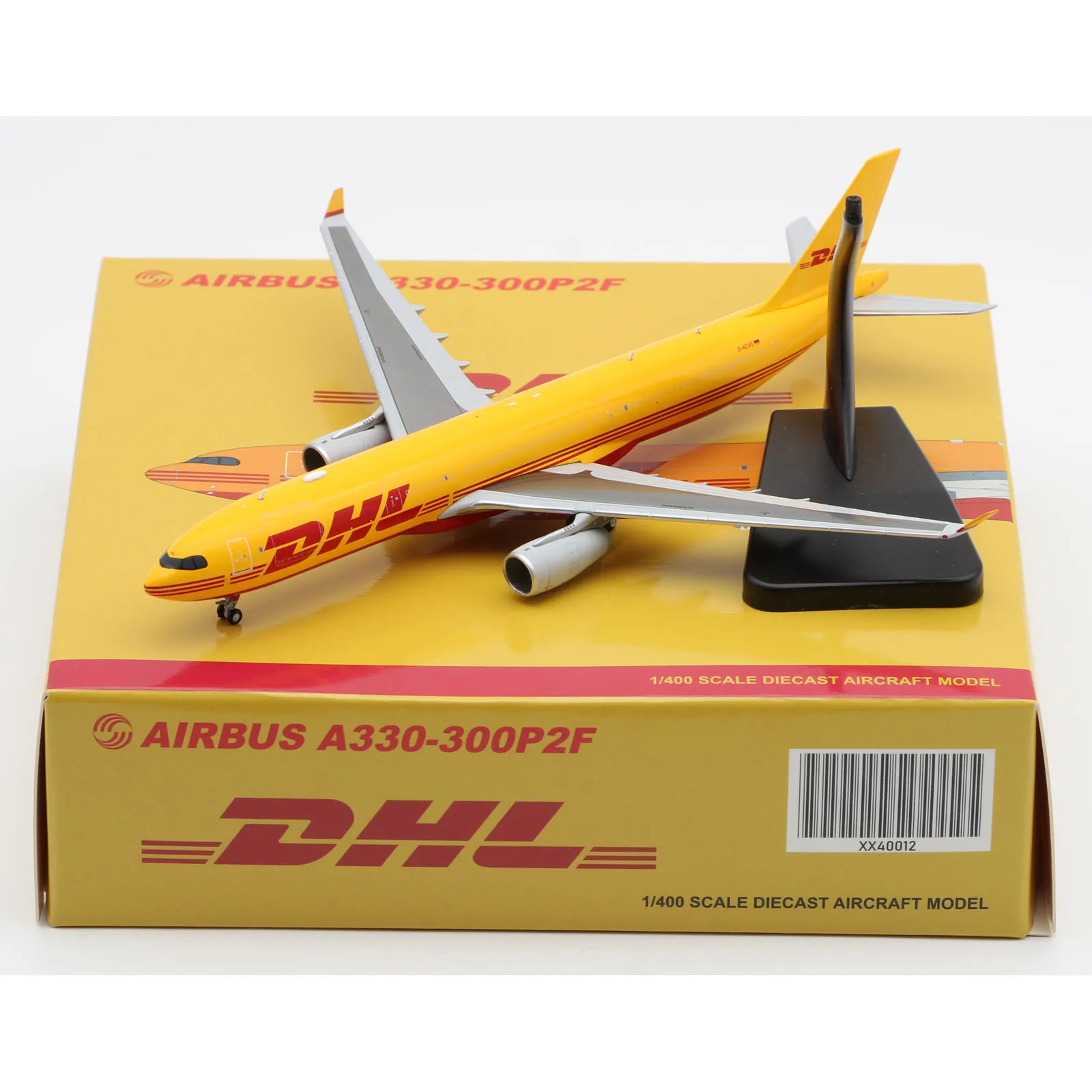 XX40012 Alloy Collectible Plane Gift JC Wings 1:400 DHL European Air Transport Airbus A330-200 Diecast Aircraft JET Model D-ACVG