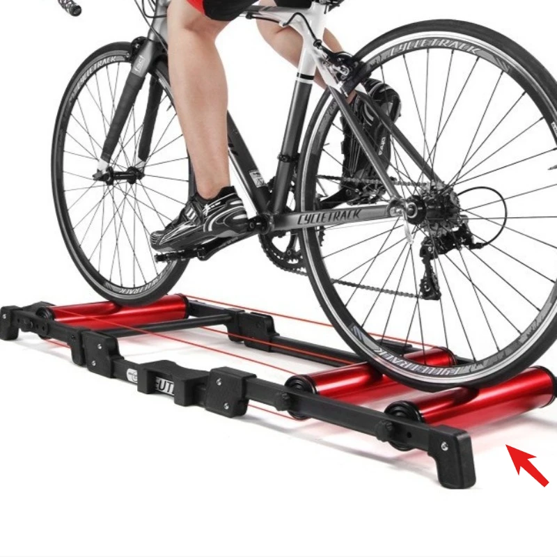 Bike Roller Adjustable Training Platform Silent Quick-release Lightweight Aluminum Alloy Bicycle Racks Bicycle Accessories