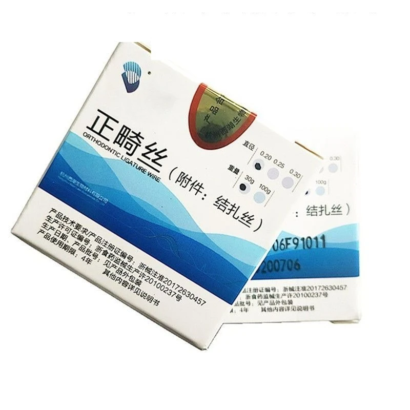 Dental Dentsply Ligation Orthodontic Wire Stainless Steel Orthodontic Wire Stainless Steel Disc Wire 30g Oral Material Tools