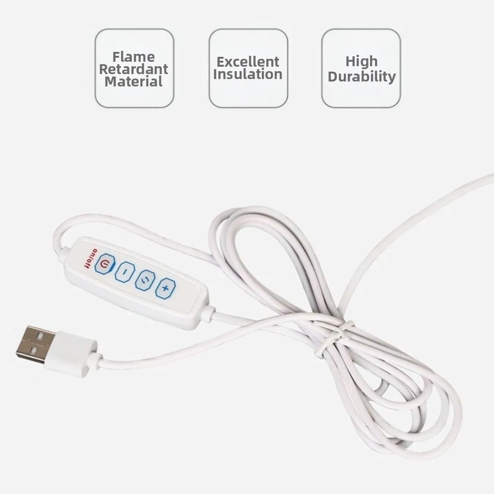 Brightness Adjustable LED Dimmer Cable Color Temperature Control Delay Off Function USB LED Controller USB Powered ON OFF Switch