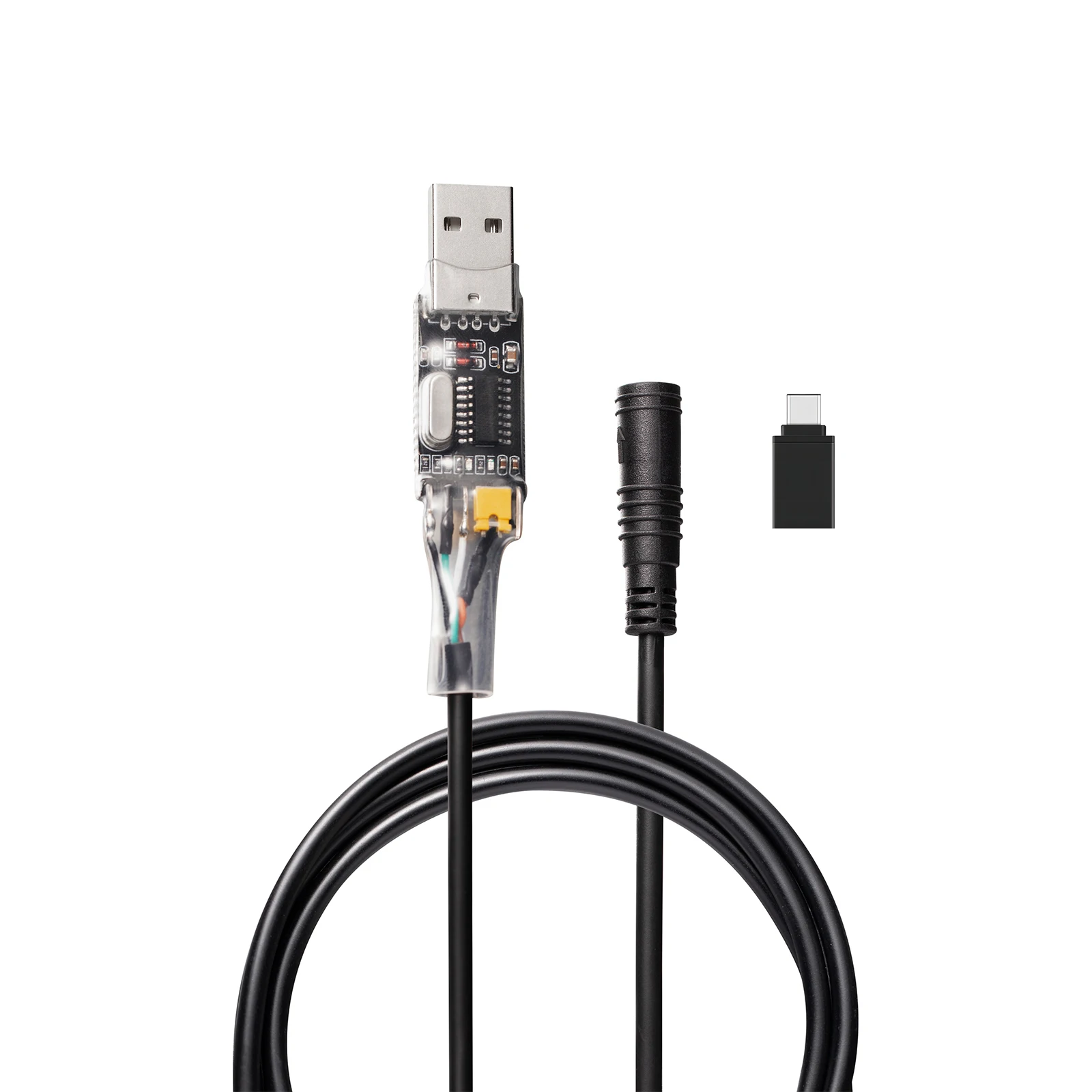 Bafang UART Protocol USB Interface, Used for Modifying Speed Limits, Current, Voltage, Etc.; Length of the Line Is 20 Inches.
