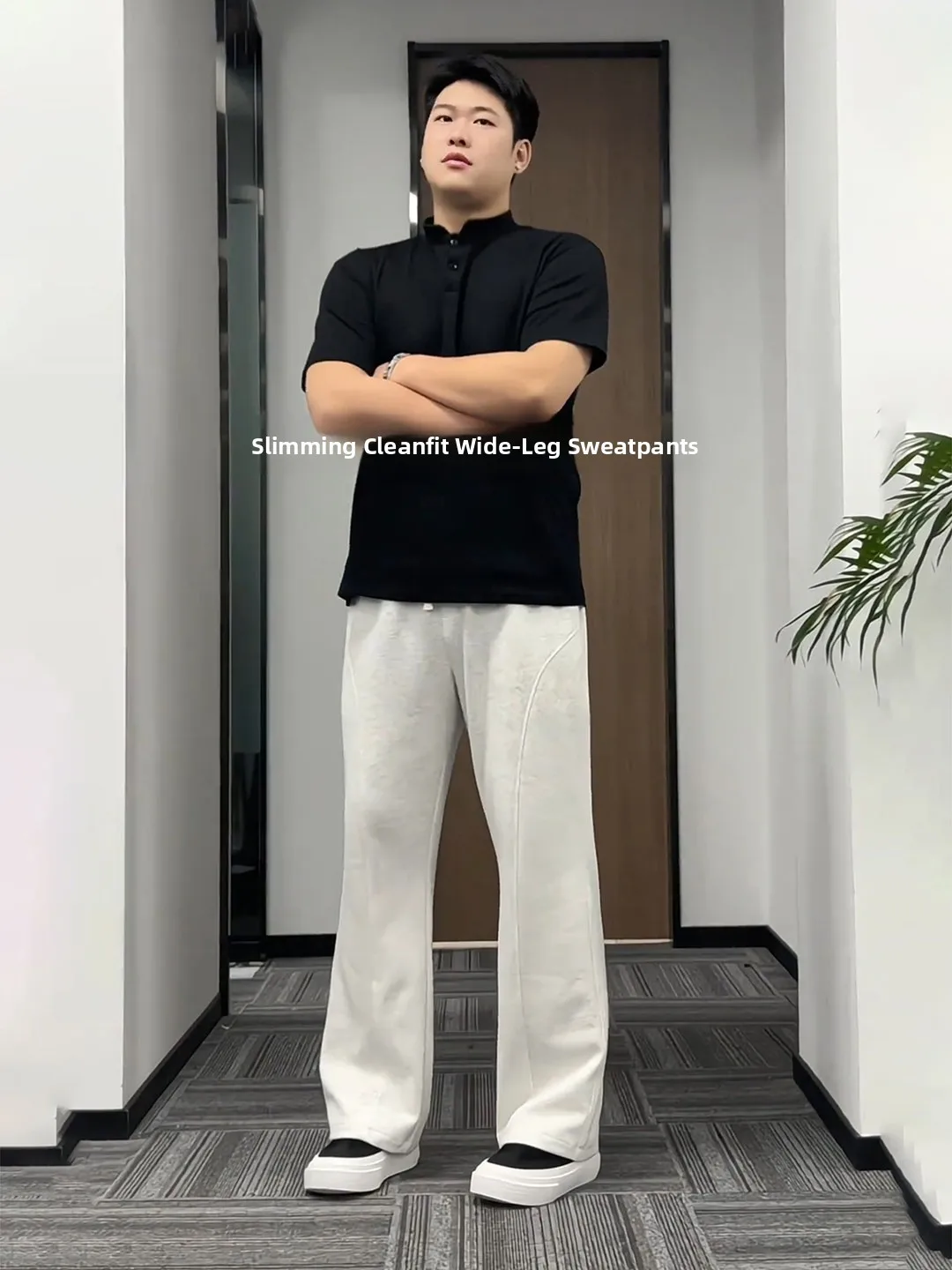 Slimming Straight Leg Trousers Men's Casual Pants Heavy Duty Drapey Knife  American Style Casual Wear Summer Anti-Wrinkle