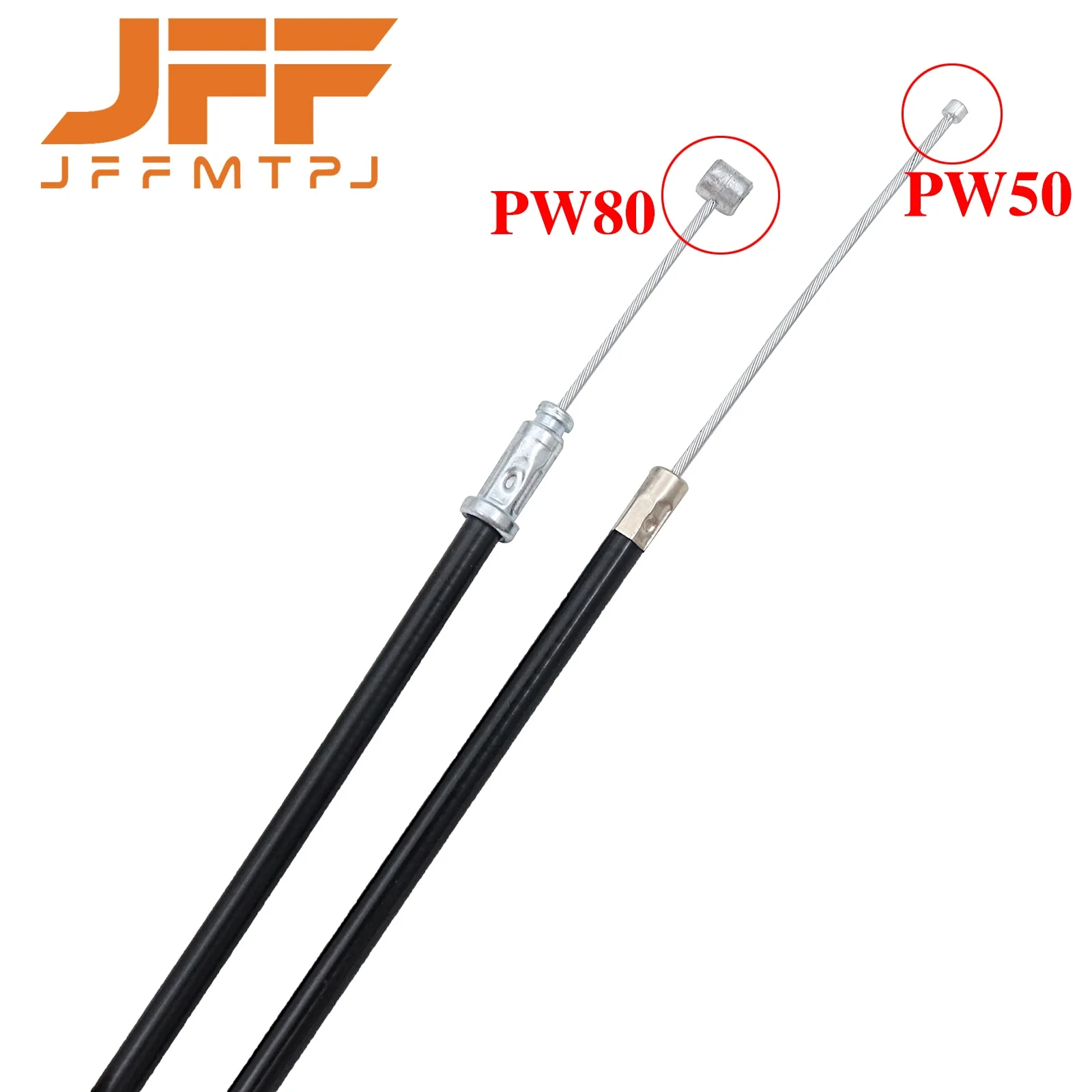760mm/940mm Carburetor Choke Cable Bike Push Pull Choke Throttle Cable For Yamaha PW50 PW80 Pit Dirt Bike Motorcycle Motocross