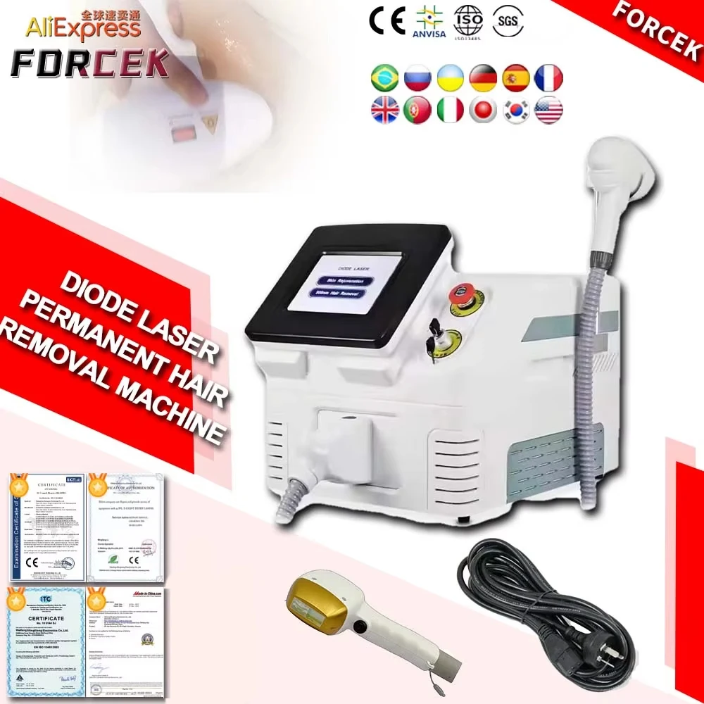 

Professional 808Nm Diode Laser Permanent Hair Removal Machine Laser Beauty Equipment Laser Hair Removal For Beauty Salon