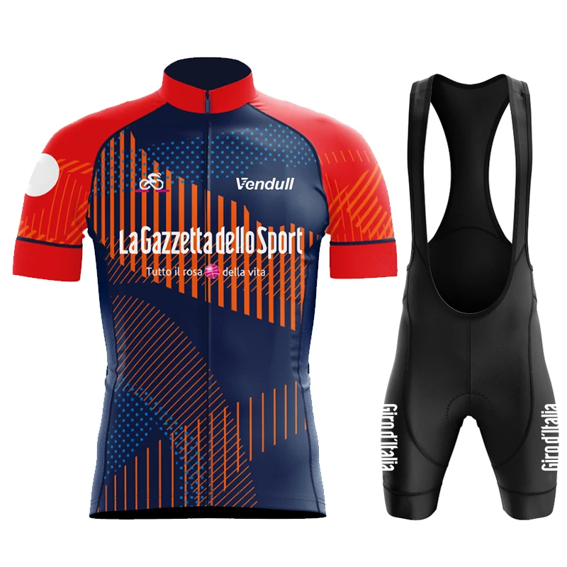 

Man Tour De Giro D'ITALIA Cycling Jersey Set Summer Short Sleeve MTB Bike Cycling Clothing Maillot Ropa Ciclismo Uniform Suit