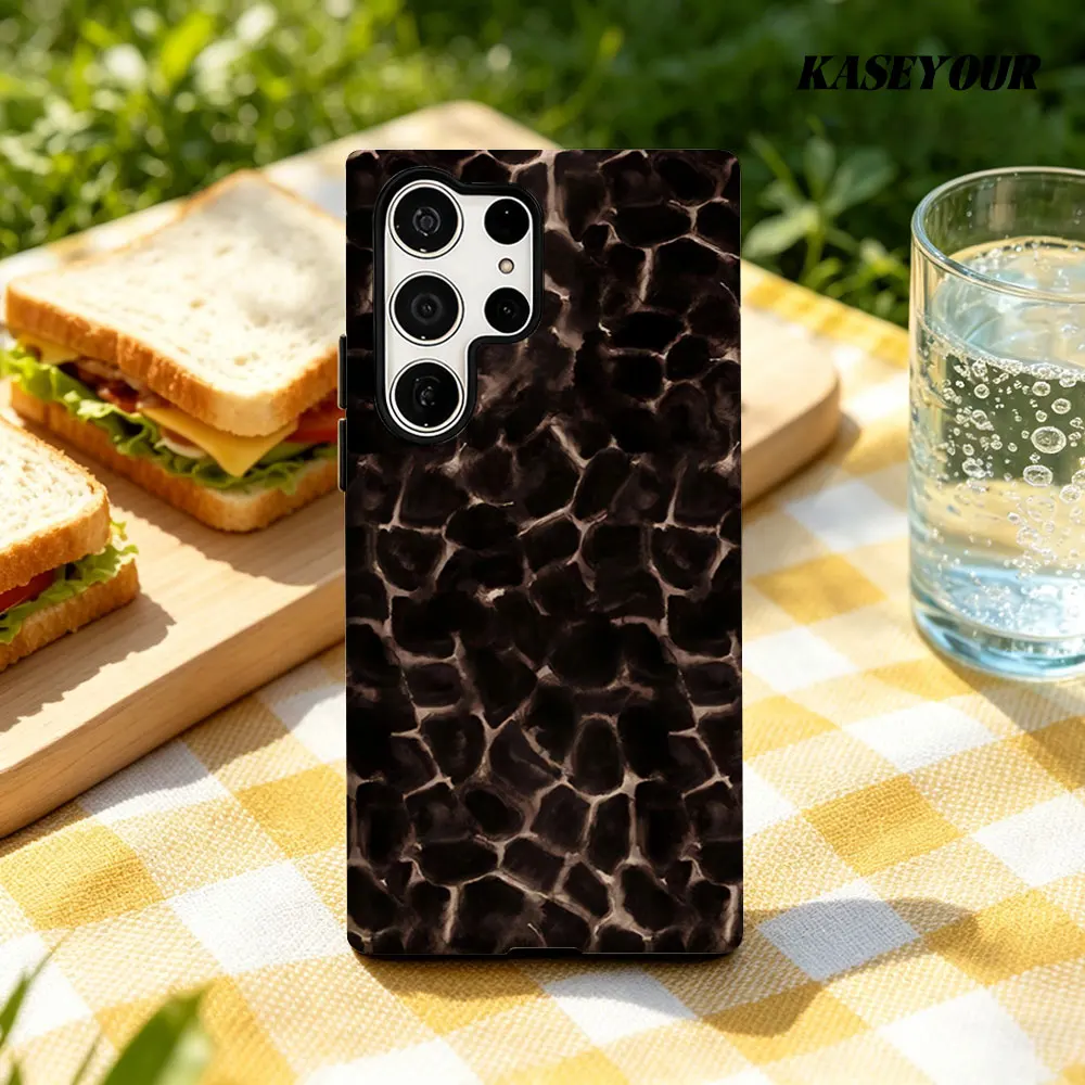 Dark Web For Samsung Galaxy Phone Case S23 A57 S20 S25 FE S26 Plus S24 Ultra A56 A37 2-IN-1 Shockproof Bumper