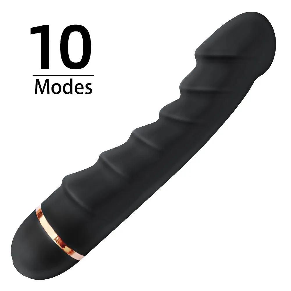 10 Modes Vibrator Soft Silicone Dildo Realistic Penis Strong Motor G-spot Clitoral Stimulator Female Masturbator Adult Sex Toys