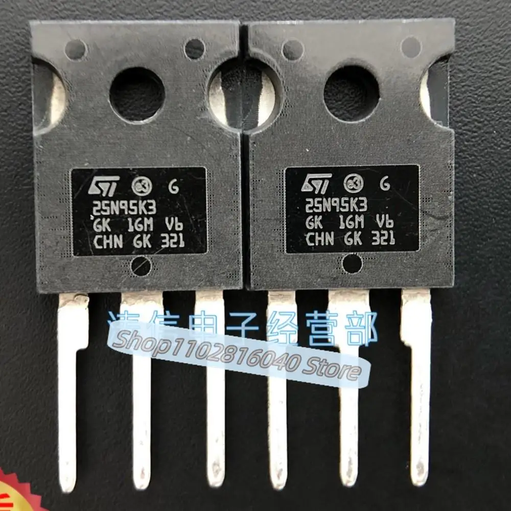 10PCS/Lot STW25N95K3  25N95K3  22A/950V N TO-247  Best Quality Imported Original Spot