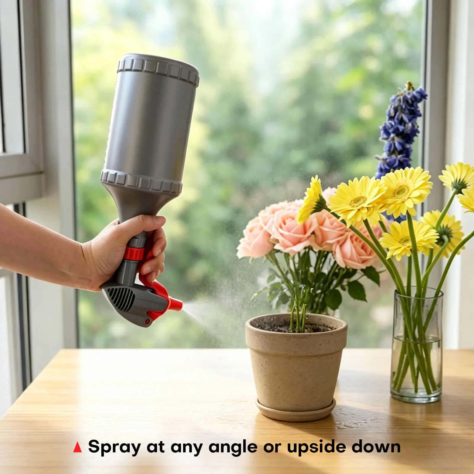 FOSHIO 2pcs/Pack Adjustable Sprayer Trigger Nozzle Head For Car Wash Sprinkler Bottle Garden Watering Home Cleaning Accessories