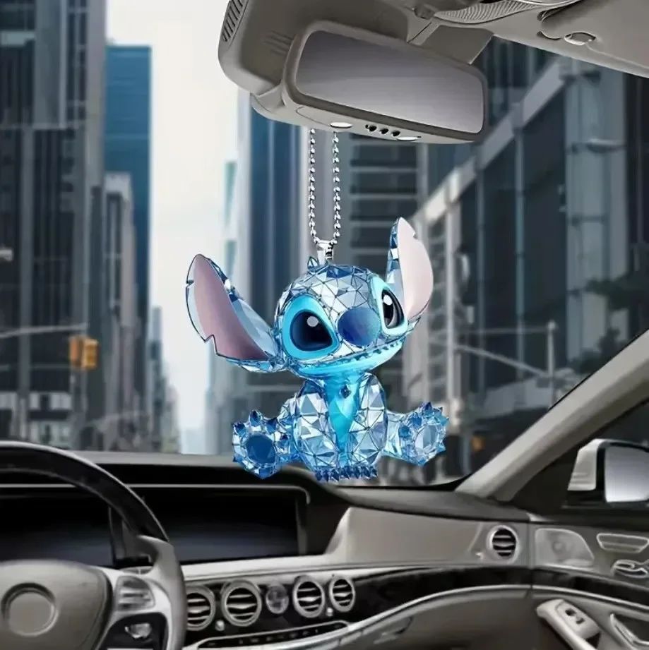 2d,flat，disney stitch keychains,funny key chains,for key decorations bag pendants car ornaments and key accessories，man keychain