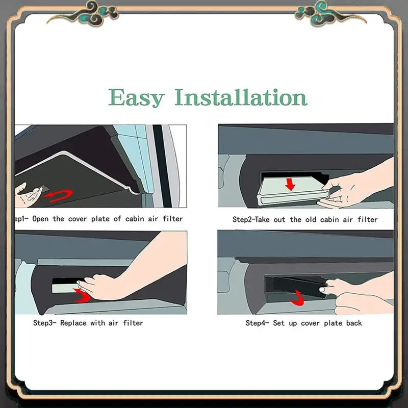 M45K-2Pcs Car Cabin…